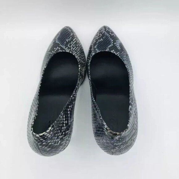 ECCO Womens Shoes Size 9 / EU40 Heels Danish Design Snake Animal Pointed Toe - Picture 8 of 11
